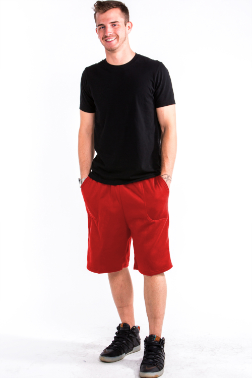 Sweat Shorts Front Red